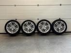 Winterbandenset breedset BMW 3-serie f30, Ophalen, 18 inch, Gebruikt, Banden en Velgen