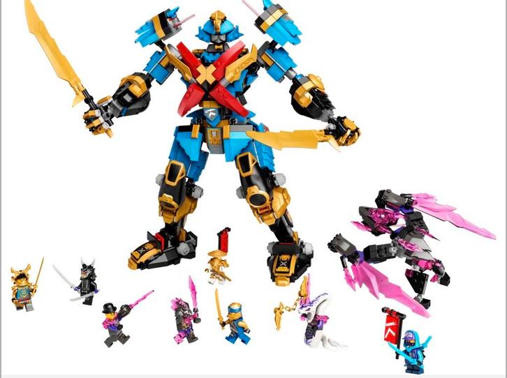 Lego Ninjago 71775 - Jay's Gouden Ultra Draak (doos+boekjes), Kinderen en Baby's, Speelgoed | Duplo en Lego, Zo goed als nieuw