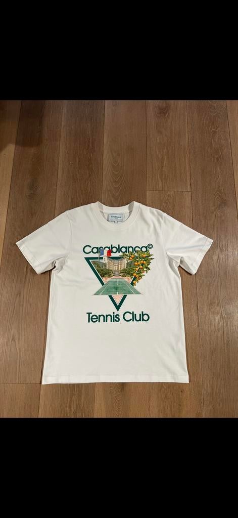 Casablanca T-shirt Tennis club, Ophalen of Verzenden, Nieuw, Maat 48/50 (M), Wit