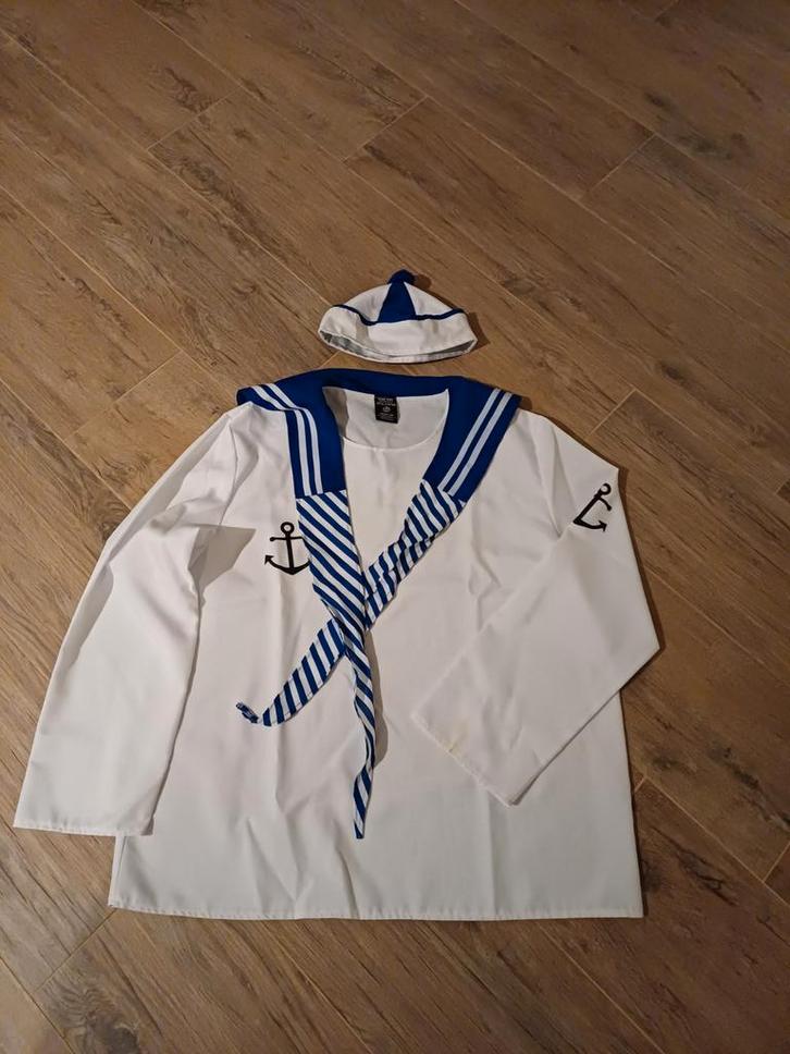 Matrozenpak - Carnaval of Themafeest, Kleding | Dames, Carnavalskleding en Feestkleding, Zo goed als nieuw, Carnaval, Ophalen of Verzenden