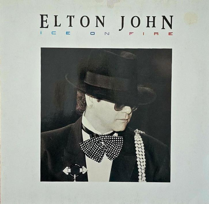 Elton John - Ice On Fire LP, Cd's en Dvd's, Vinyl | Pop, Gebruikt, 1980 tot 2000, 12 inch, Ophalen of Verzenden