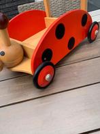 Houten loopkar lieveheersbeestje, Ophalen, Gebruikt, Overige typen, Met wieltjes