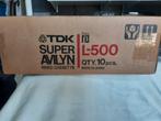 10 X TDK BETAMAX TAPE INCLUSIEF DOOS * NIEUW IN SEAL *, Ophalen of Verzenden, Zo goed als nieuw, Videoband