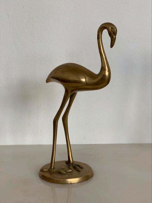 Hele partij vintage messing dieren, flamingo, zwaan, dolfijn, Antiek en Kunst, Antiek | Koper en Brons, Ophalen of Verzenden