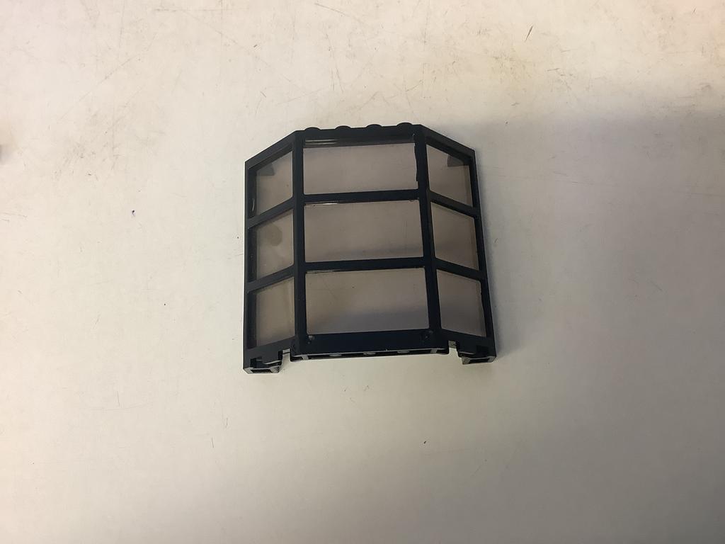 Lego raam 3x8x6 erker met zwart getint glas, Ophalen of Verzenden, Gebruikt, Losse stenen, Lego