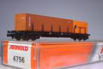 Draagwagon type Sgjs 716 met 1 x 40 en 1 x 20 ft, DB, Ophalen of Verzenden, Nieuw, Wagon, Arnold