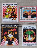 4 Stickers BRABANTSE DAG '83, '84, '85, '86., Ophalen of Verzenden, Zo goed als nieuw, Overige typen