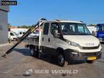 Iveco Daily 50C17 3,0L Automaat HIAB 017T-2 DC Open laadbak, Auto's, Bestelauto's, Automaat, Euro 5, Stof, Gebruikt