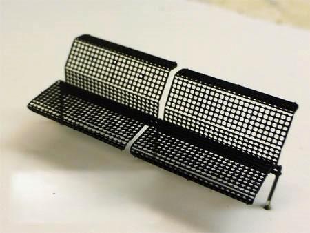 H0 Swissmodelrail SBB Bank zwart bouwkit, Hobby en Vrije tijd, Modeltreinen | H0, Nieuw, Brug, Tunnel of Gebouw, Gelijkstroom of Wisselstroom