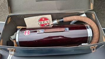 Vintage SEV Stofzuiger met Koffer beschikbaar voor biedingen