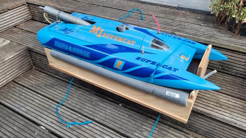 M1 Supercat 1 meter met ops nitro motor., Hobby en Vrije tijd, Modelbouw | Boten en Schepen, Gebruikt, Overige merken, Ophalen