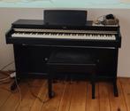 Elektrische piano arius ydp 162 zwart met stoel, Muziek en Instrumenten, Piano's, Ophalen, Gebruikt, Zwart, Digitaal