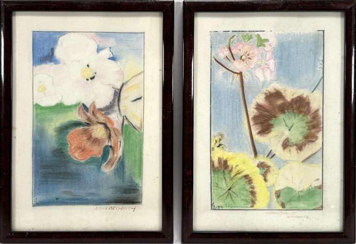 496. Gemengde techniek, toegeschreven aan Ger Lataster, 1934, Antiek en Kunst, Kunst | Tekeningen en Foto's, Ophalen of Verzenden