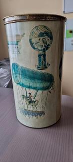 Vintage Blikken Opbergbus met Luchtballonnen, Gebruikt, Ophalen of Verzenden, Metaal, Minder dan 50 cm