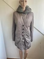 Creenstone lange winterjas maat 42 L grijs/brons, Kleding | Dames, Jassen | Winter, Creenstone, Maat 42/44 (L), Ophalen of Verzenden