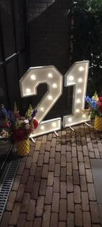 Lichtcijfer 21 diner te huur, Hobby en Vrije tijd, Feestartikelen | Verhuur, Ophalen, Zo goed als nieuw