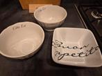Riviera Maison schaaltjes - 3 stuks, Huis en Inrichting, Keuken | Servies, Ophalen of Verzenden, Overige stijlen, Aardewerk, Schaal of Schalen