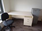 bureau, stoel en dossierkast, Ophalen, Gebruikt