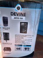 4x Devine Artis 15A + kabels en versterker, Gebruikt, 120 watt of meer, Front, Rear of Stereo speakers, Ophalen