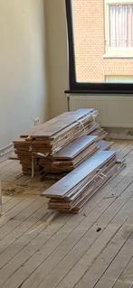 Houten grenen vloerplanken gratis ophalen in Amsterdam, Doe-het-zelf en Verbouw, Vloerdelen en Plavuizen, Ophalen, Gebruikt, Vloerdelen of -planken