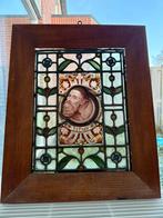 Antiek gebrandschilderd glas in lood, 1790’s, Italië, Antiek en Kunst, Ophalen of Verzenden