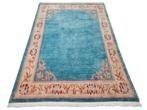 Handmade oriental wool Nepal carpet turquoise 171x240cm, Persian Nepal oriental modern contemporary hype, 150 tot 200 cm, 200 cm of meer