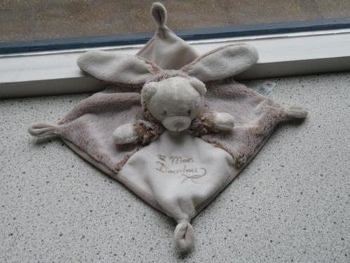 Knuffeldoek beer  Mon Doudou merk Nicotoy konijnenmuts oren, Kinderen en Baby's, Speelgoed | Knuffels en Pluche, Zo goed als nieuw