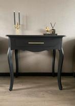 Gerestylde side table mat zwart sidetable hal gang kastje, Huis en Inrichting, Tafels | Sidetables, Ophalen