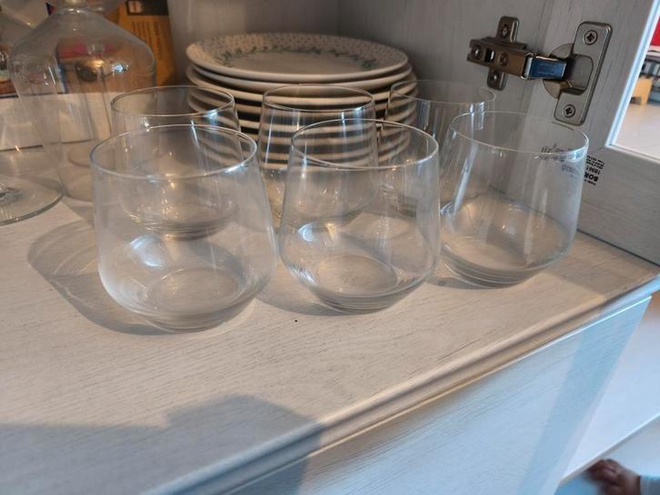 6 kristallen waterglazen Vivo Villeroy en Boch, Verzamelen, Glas en Borrelglaasjes, Zo goed als nieuw, Waterglas, Ophalen