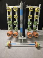 Reebok bodypump set gekleurde schijven, stangen en klemmen, Ophalen, Benen, -, -
