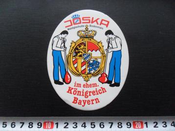 sticker JOSKA Waldglashütte Bodenmais  Königreich Bayern  beschikbaar voor biedingen