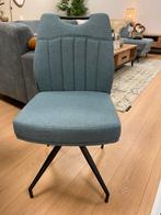 Eetkamer stoel Lino set van 4 zeeblauw, Ophalen, Zwart, Nieuw, Vier