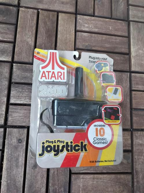 Atari 2600 - Plug & Play Joystick, Spelcomputers en Games, Spelcomputers | Atari, Zo goed als nieuw, Atari 2600, Met 1 controller