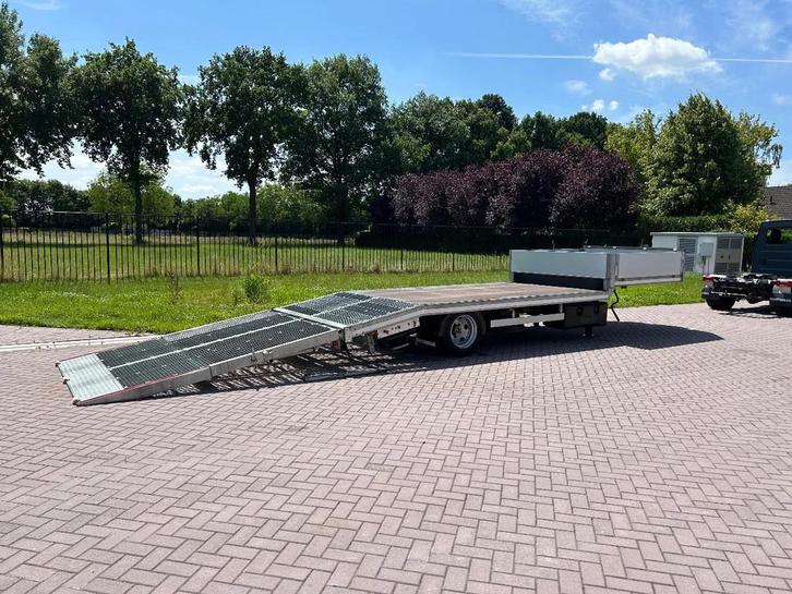 VF Be oplegger Semi Dieplader oprij klep elektrische 7 ton (, Auto's, Vrachtwagens, Bedrijf, Te koop, Aanhangers en Opleggers