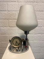 Art Deco Klok met lamp, Ophalen of Verzenden