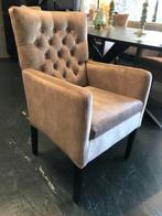 Showroom opruiming – 4x Eetkamerstoel Bianca NU €699,00, Ophalen of Verzenden, Nieuw, Hout, Vier