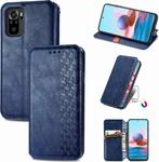 Luxe PU Lederen Wallet Case Set voor Redmi Note 10S _ Blauw, Verzenden, Nieuw, Hoesje of Tasje