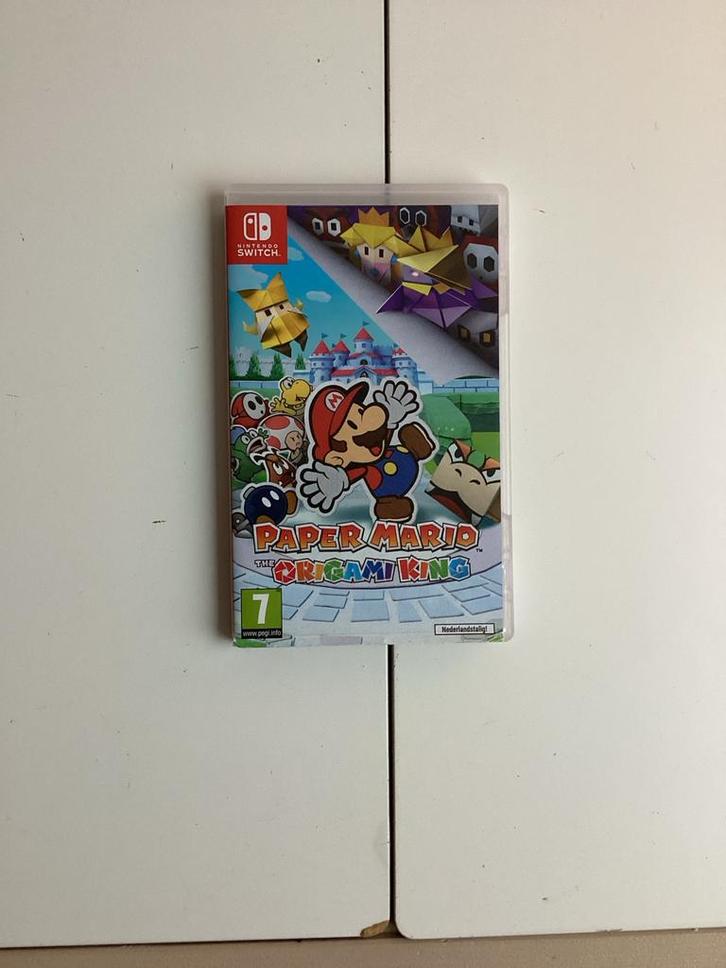 Paper Mario: The Origami King - Nintendo Switch, Spelcomputers en Games, Games | Nintendo Switch, Zo goed als nieuw, Avontuur en Actie