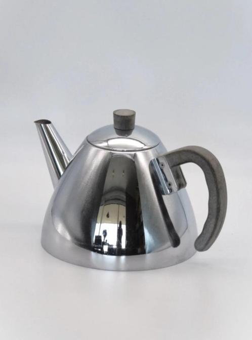 Vintage Stainless Steel Tea Kettle by Daalderop 1970s, Huis en Inrichting, Keuken | Bestek, Rvs of Chroom, Ophalen of Verzenden