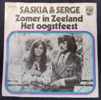 45 toeren plaatje SASKIA & SERGE zomer in Zeeland, Cd's en Dvd's, Ophalen of Verzenden, 7 inch, Nederlandstalig, Single