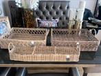 Riviera maison rattan manden, Mand, Vierkant, Ophalen of Verzenden, Zo goed als nieuw