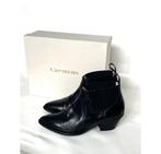 €220 Carmen’s & Fillipa K leren cowboy laarzen maat 40, Verzenden, Zo goed als nieuw, Zwart, Lage of Enkellaarzen