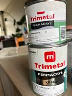 Trimetal grondlak en houtlak - RAL 8012 roodbruin, Doe-het-zelf en Verbouw, Verf, Beits en Lak, Gebruikt, Ophalen of Verzenden