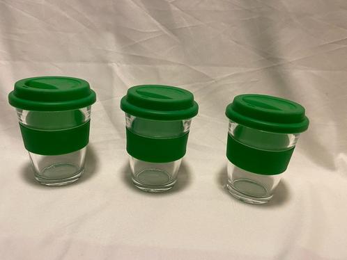 Design Set van 3 Onetrippel koffiebeker to go - koffiebeker, Huis en Inrichting, Keuken | Servies, Gebruikt, Kop(pen) en/of Schotel(s)