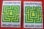 NL - 2x Kinderpostzegels 1973 - 1x Postfris 1x Gestempeld, Verzenden, Na 1940, Postfris