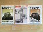 3 vooroorlogse sheets van Krupp, Verzenden, Zo goed als nieuw, Overige merken