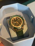 Mooi groen Swarovski horloge - goede staat!, Overige merken, Overige materialen, Polshorloge, Ophalen of Verzenden