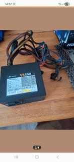 Corsair VS550 Voeding - Gebruikt, Computers en Software, Interne voedingen, Ophalen of Verzenden, Gebruikt