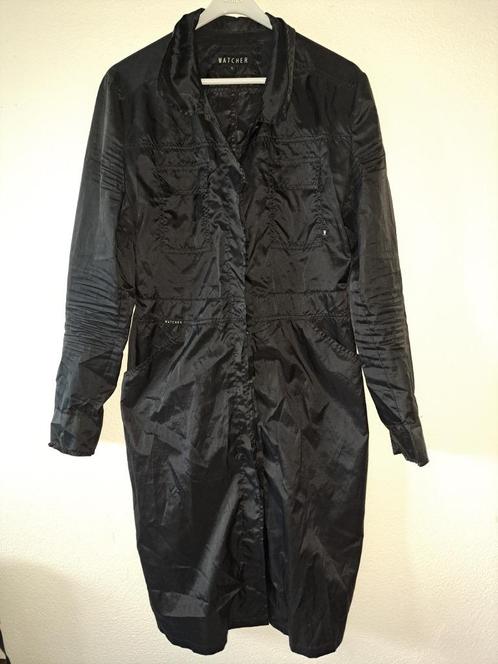 zwarte watcher jas maat L, Kleding | Dames, Jassen | Zomer, Zo goed als nieuw, Maat 42/44 (L), Zwart, Ophalen of Verzenden