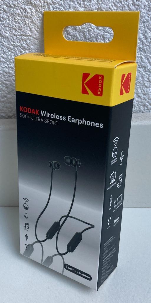 Kodak In Ear Earphones (Ultra Sport 500+,Micro USB/BT|zwart), Telecommunicatie, Mobiele telefoons | Oordopjes, Nieuw, In gehoorgang (in-ear)